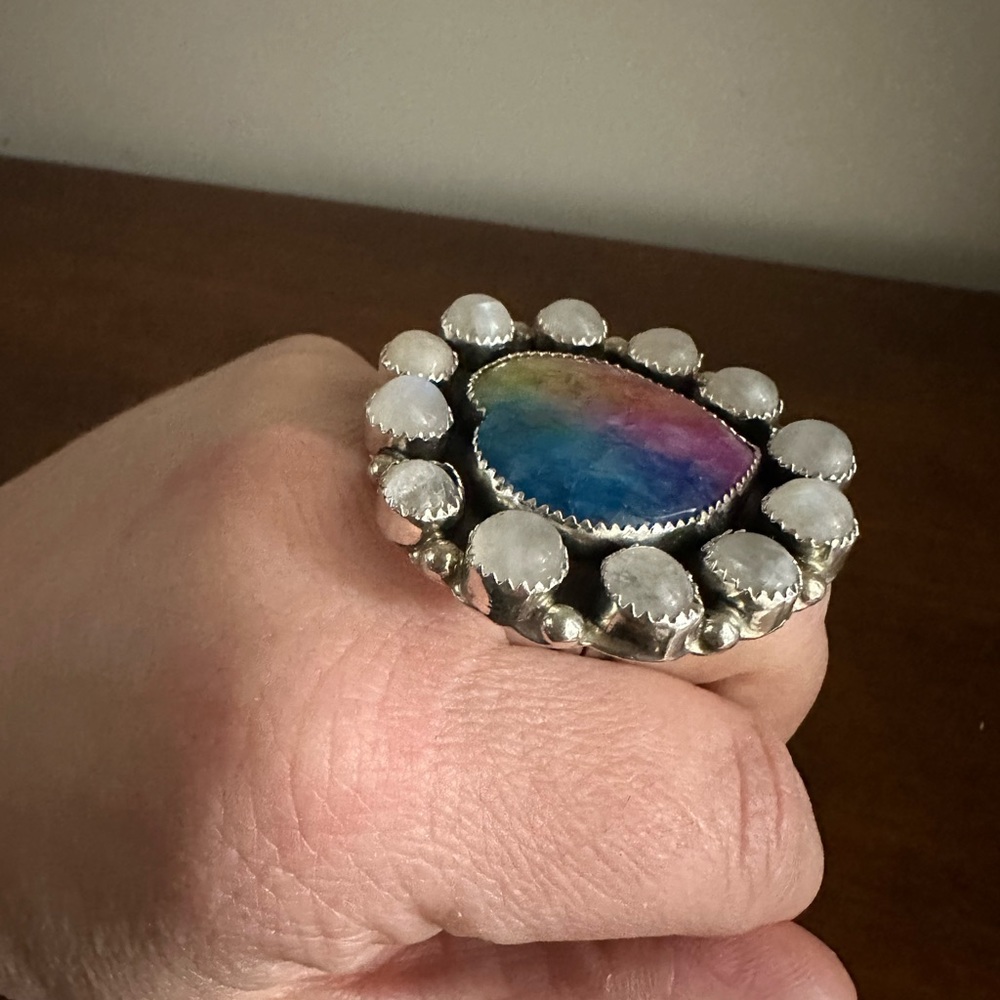 Solid Sterling Silver Heart Ring - image 5